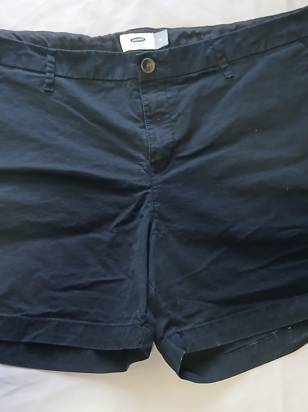 Old Navy Women's 16 Navy Blue Chino Shorts